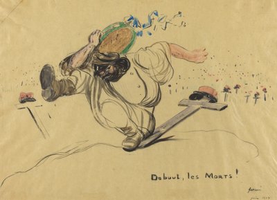 ¡De pie, los Muertos!, 1917 de Jean Louis Forain