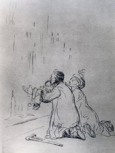 Súplica frente a la cueva, 1925 de Jean Louis Forain