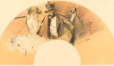 Abanico de Jean Louis Forain