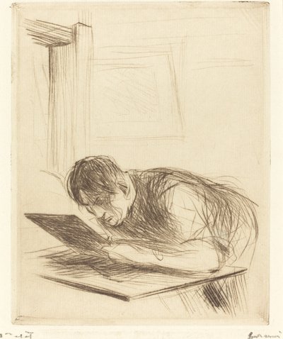 Grabado de Forain (primera placa) de Jean Louis Forain