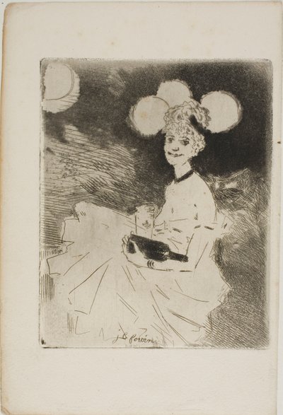 Frontispicio de Marthe de Jean Louis Forain