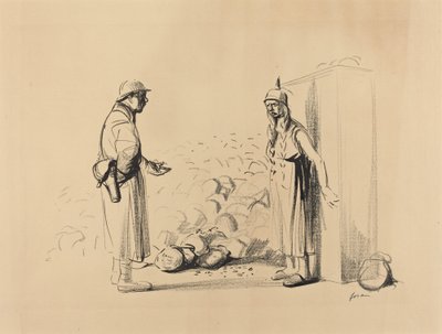 Escondiendo los louis, c. 1914-1919 de Jean Louis Forain