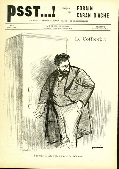 Ilustración de Jean-Louis Forain en Psst...! de Jean Louis Forain