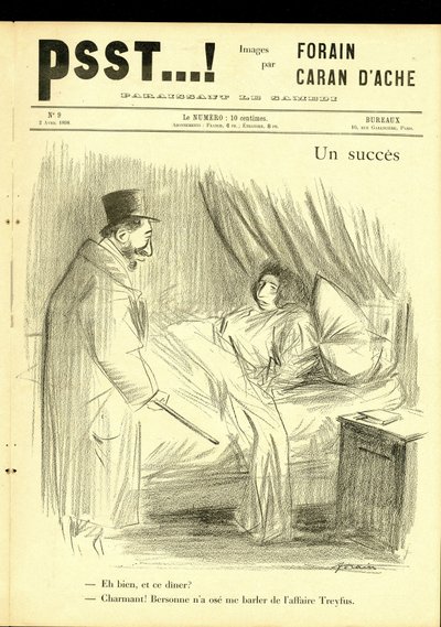 Ilustración de Jean-Louis Forain (1852-1931) en Psst...! de Jean Louis Forain