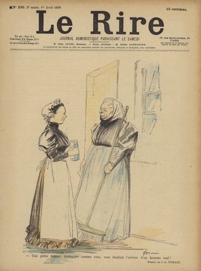 Ilustración para Le Rire de Jean Louis Forain