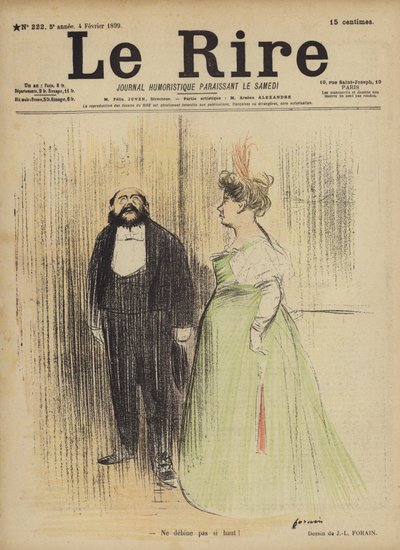 Ilustración para Le Rire de Jean Louis Forain