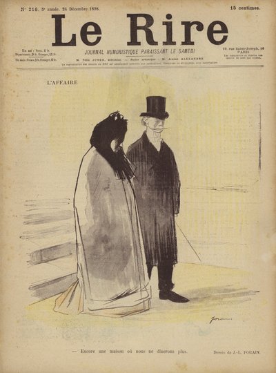 Ilustración para Le Rire de Jean Louis Forain