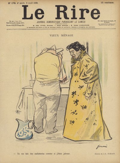 Ilustración para Le Rire de Jean Louis Forain