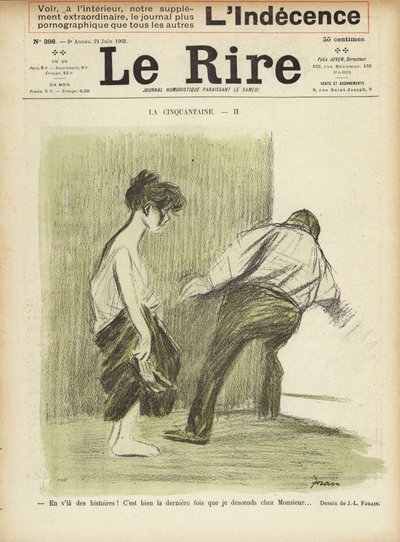Ilustración para Le Rire de Jean Louis Forain