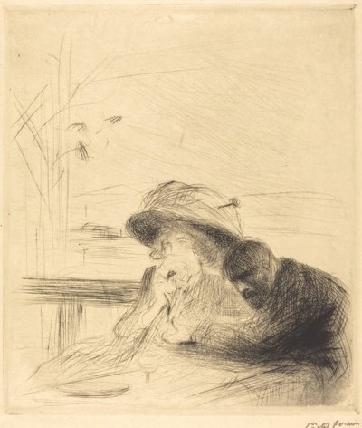 ¡Se acabó! (placa grande) de Jean Louis Forain