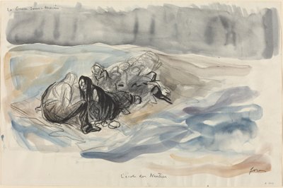 La Guerra Submarina. La escuela de los neutrales, c. 1914-1919 de Jean Louis Forain