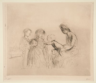 virgen y niños de Jean Louis Forain