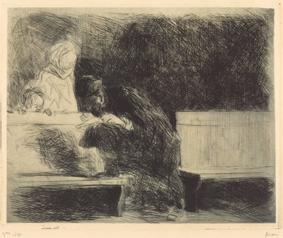 Abogado revisando un expediente de Jean Louis Forain