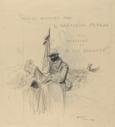 El beso de la bandera de Jean Louis Forain