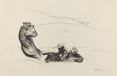 Buscando al Enemigo, c. 1914-1919 de Jean Louis Forain