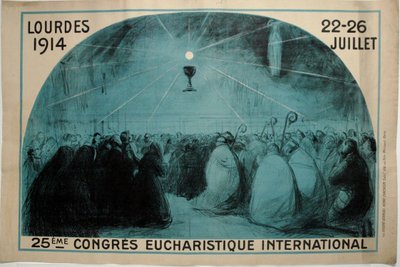 Lourdes, 1914, XXV Congreso Eucarístico Internacional de Jean Louis Forain