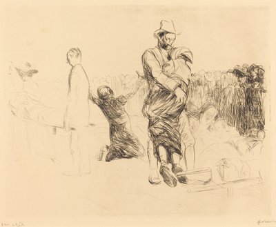 Lourdes, transporte del paralítico de Jean Louis Forain