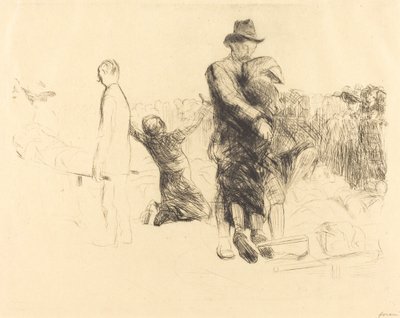 Lourdes, transporte del paralítico de Jean Louis Forain