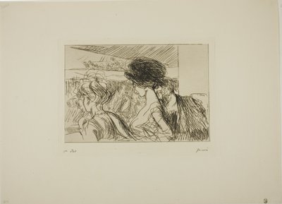 Palco inferior del teatro de Jean Louis Forain