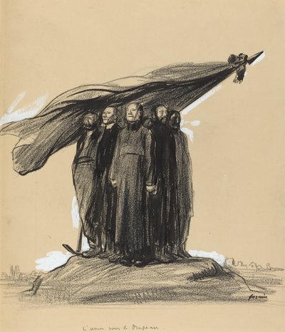 La unión bajo la bandera, c. 1914-1919 de Jean Louis Forain