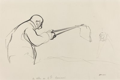 M. Clemenceau. La carta del Cte Czernin de Jean Louis Forain