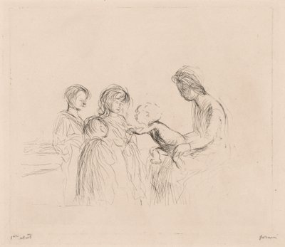 Madonna y niños de Jean Louis Forain