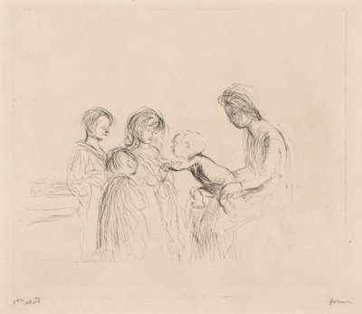 Madonna y Niños de Jean Louis Forain