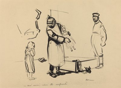 Nach Paris. -yo también, chai des enfants, c. 1914-1919 de Jean Louis Forain