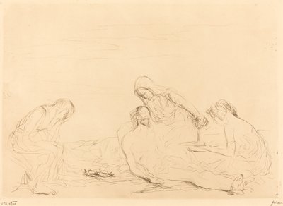 Pietá (tercera placa) de Jean Louis Forain