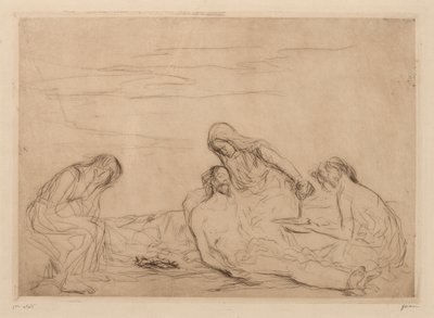 Piedad (tercera placa) de Jean Louis Forain