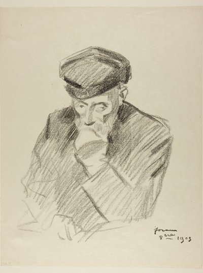 Retrato de Renoir, Cuarta Lámina de Jean Louis Forain