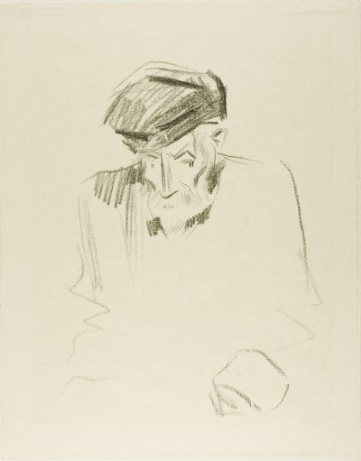 Retrato de Renoir, segunda placa de Jean Louis Forain