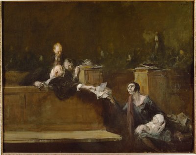 Escenas judiciales ... de Jean Louis Forain