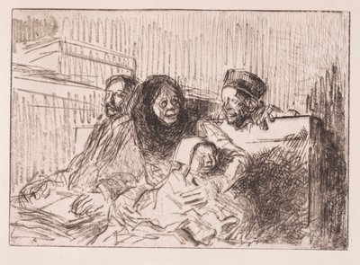 Testigos en la audiencia, 1908 de Jean Louis Forain