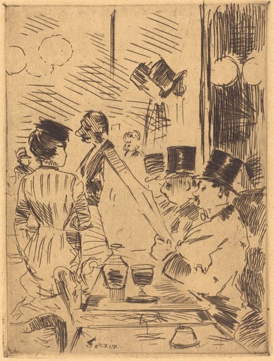 El café de la Nueva Atenas de Jean Louis Forain