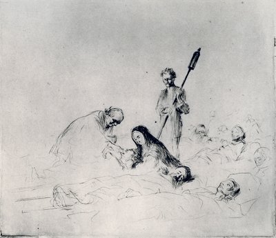 La comunión de los pacientes, 1925 de Jean Louis Forain