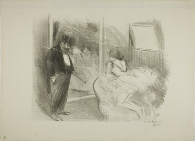 El camerino de la bailarina, primer plato de Jean Louis Forain
