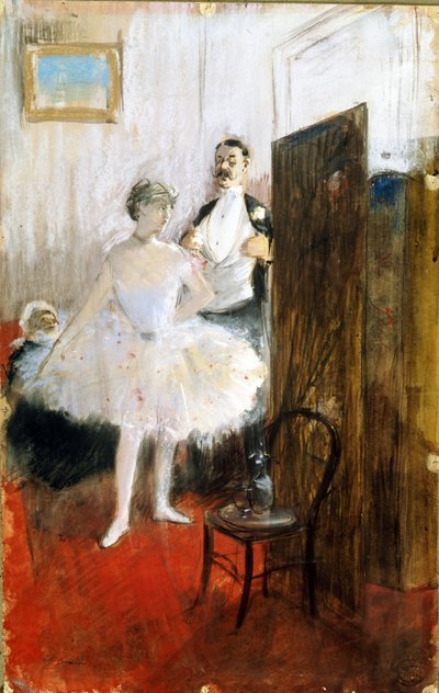El vestidor, c.1890 de Jean Louis Forain