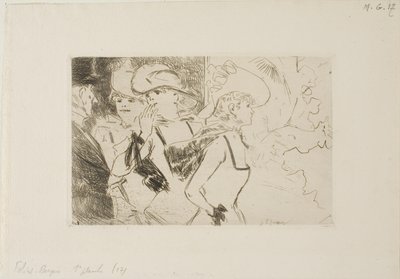 Foiles-Bergère, primer plato de Jean Louis Forain