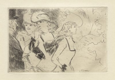 Las Folies-Bergère, c. 1880-86 de Jean Louis Forain