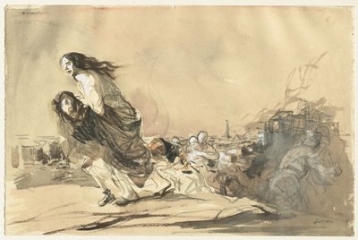 "Las tropas alemanas recibieron la orden formal de respetar la propiedad privada" de Jean Louis Forain