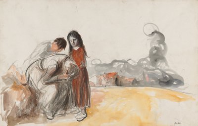 Los alemanes se han ido, último cuarto del siglo XIX o primer tercio del siglo XX de Jean Louis Forain