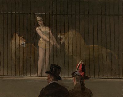La domadora de leones de Jean Louis Forain