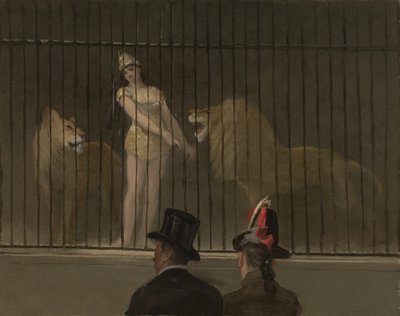 El domador de leones de Jean Louis Forain