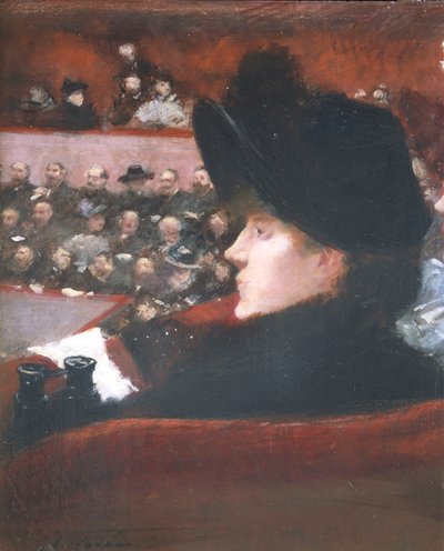 The Lodge, c.1880 (óleo sobre lienzo) de Jean Louis Forain