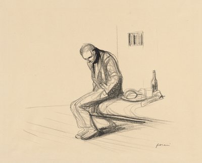 El hombre que disparó a Clemenceau, c. 1919 de Jean Louis Forain