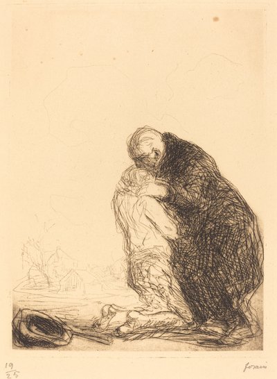 El regreso del hijo pródigo (tercera placa) de Jean Louis Forain