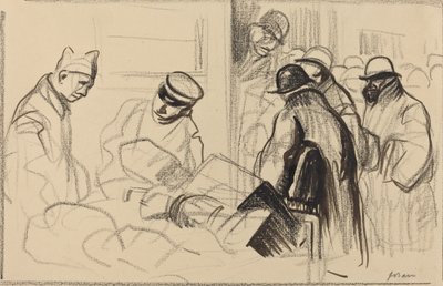 El Tren para Berna, c. 1914-1919 de Jean Louis Forain