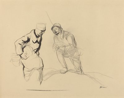 Dos soldados de Jean Louis Forain