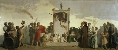 La comedia humana, c.1852 de Jean Louis Hamon